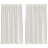 vidaXL Voile z&aacute;clona 2 ks Kr&eacute;mov&aacute; 140 x 140 cm Polyester