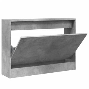 vidaXL Botn&iacute;k bet&oacute;novo siv&yacute; 80x21x57 cm spracovan&eacute; drevo