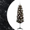 vidaXL Umel&yacute; &scaron;t&iacute;hly vianočn&yacute; stromček s vianočnou guľou 120 cm 150 LED