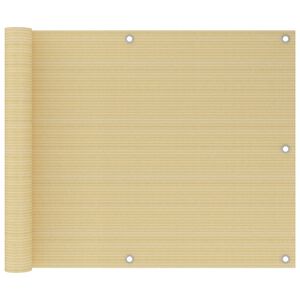 vidaXL Balk&oacute;nov&aacute; mark&iacute;za b&eacute;žov&aacute; 75x300 cm HDPE