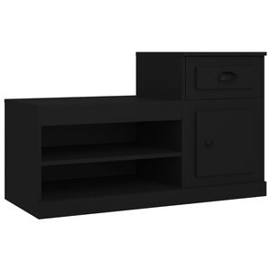 vidaXL Botn&iacute;k čierny 100x42x60 cm kompozitn&eacute; drevo