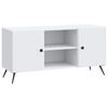 vidaXL TV skrinka Biela 102 x 34,5 x 50 cm Kompozitn&eacute; drevo