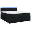 vidaXL Posteľ boxspring s matracom Čierna 180 x 200 cm L&aacute;tka