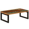 vidaXL Konferenčn&yacute; stol&iacute;k 100x50x35 cm, recyklovan&yacute; mas&iacute;v a oceľ