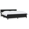 vidaXL Box Spring Posteľ s matracom Čierna 200x220 cm Zamat