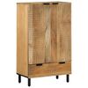 vidaXL Highboard Brown 60x33x100 cm Mas&iacute;vne drevo Mango
