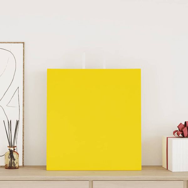 vidaXL Papierové tašky 50 ks s rúčkami, žlté, 45x17x48 cm