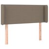 vidaXL Čelo postele sivohned&eacute; 93x16x78/88 cm l&aacute;tka