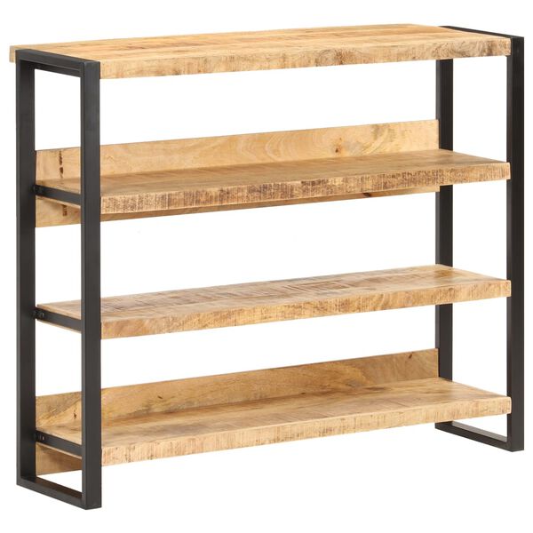 vidaXL Barový stôl 120x40x101 cm surové mangovníkové drevo