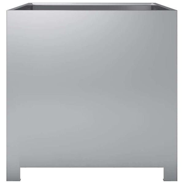 vidaXL Záhradný kvetináč 50x50x50 cm, pozinkovaná oceľ