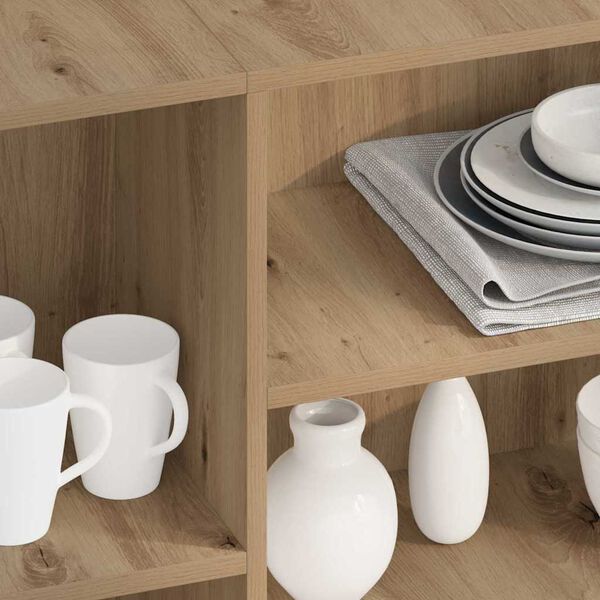 vidaXL Serv&iacute;rovacia skriňa Remeseln&yacute; dub 120 x 30 x 75 cm