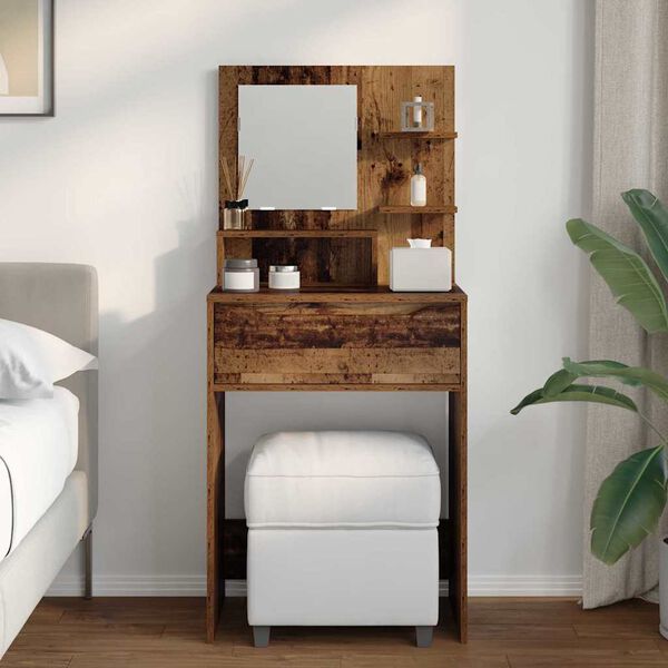 vidaXL Toaletn&eacute; stol&iacute;ky do sp&aacute;lne Star&eacute; drevo 80 x 39,6 x 135 cm