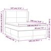 vidaXL Boxspring posteľ s matracom tmavosiv&aacute; 140x190 cm l&aacute;tka