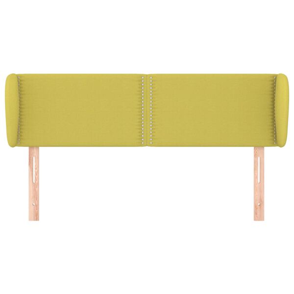vidaXL Čelo postele so z&aacute;hybmi zelen&yacute; 147x23x78/88 cm l&aacute;tka