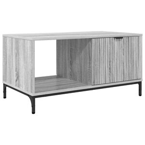 vidaXL Konferenčn&yacute; stol&iacute;k Siv&yacute; Sonoma 90 x 49 x 46 cm Kompozitn&eacute; drevo