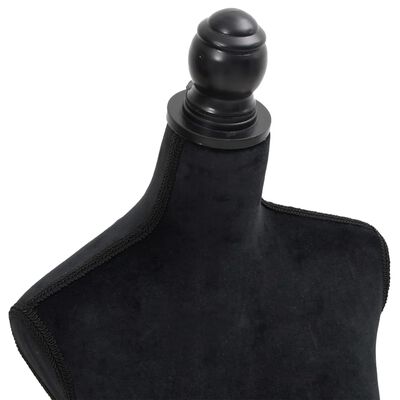 Dámska krajčírska/aranžérska busta/figurína, čierna