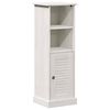 vidaXL K&uacute;peľňov&aacute; skriňa VIGO Biela a antik biela 37 x 34 x 110 cm