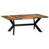 vidaXL Jed&aacute;lensk&yacute; st&ocirc;l 200x100x75 cm, recyklovan&yacute; mas&iacute;v