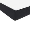 vidaXL Posteľn&yacute; r&aacute;m boxspring s matracom čierny 180x210 cm zamat
