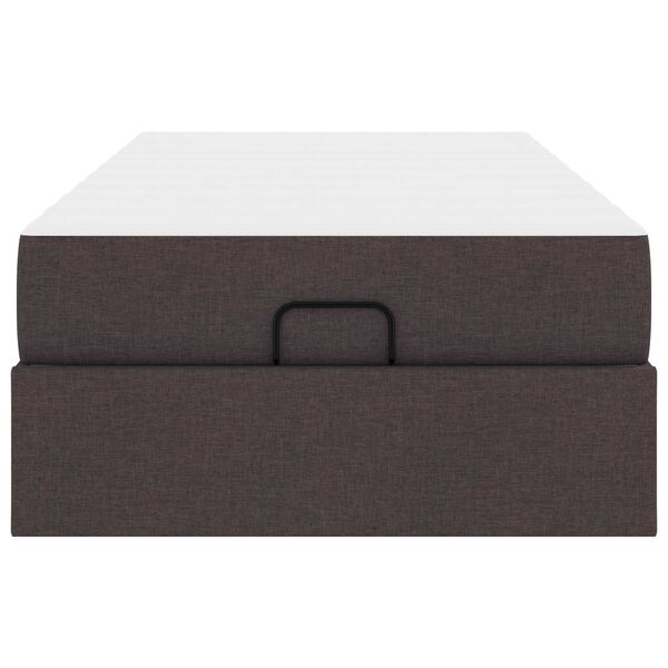 vidaXL R&aacute;m postele s matracom s matracmi 2 pcs Žltohned&aacute; l&aacute;tka