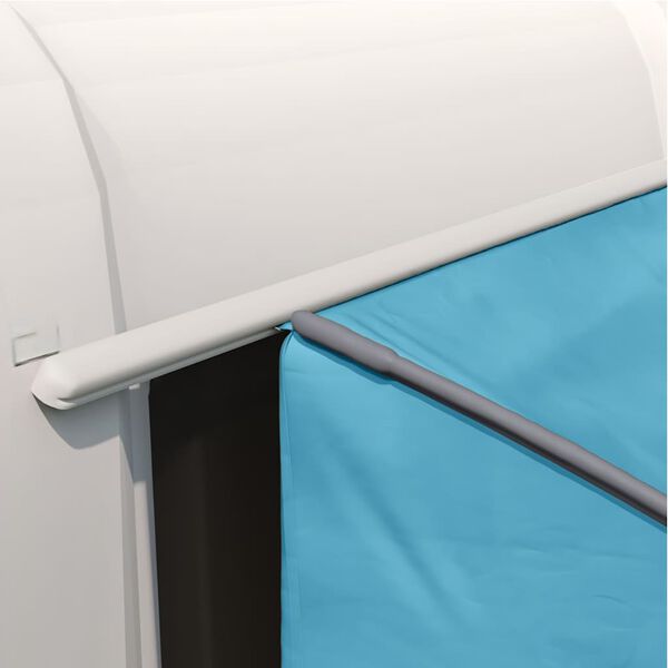 vidaXL Stan na zadn&eacute; dvere auta Modr&aacute; 194 x 180 x 210 cm taft