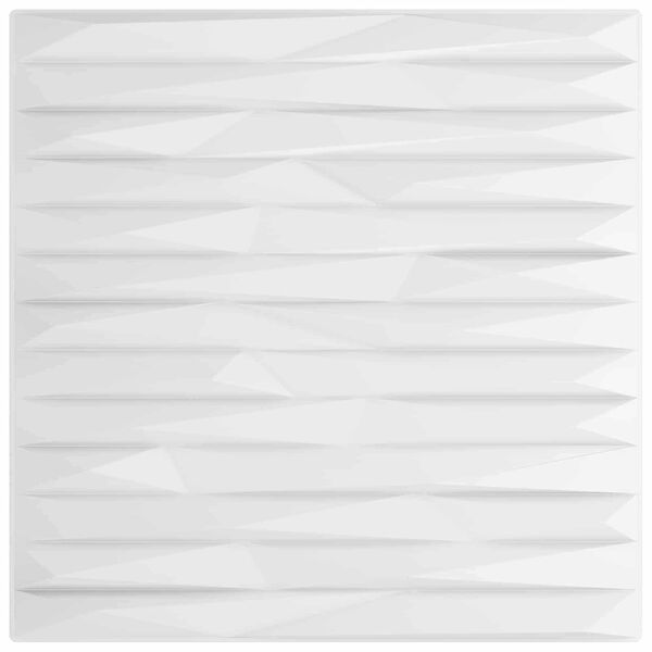 vidaXL N&aacute;stenn&eacute; panely 48 pcs Biely kameň 50 x 50 cm XPS Pena