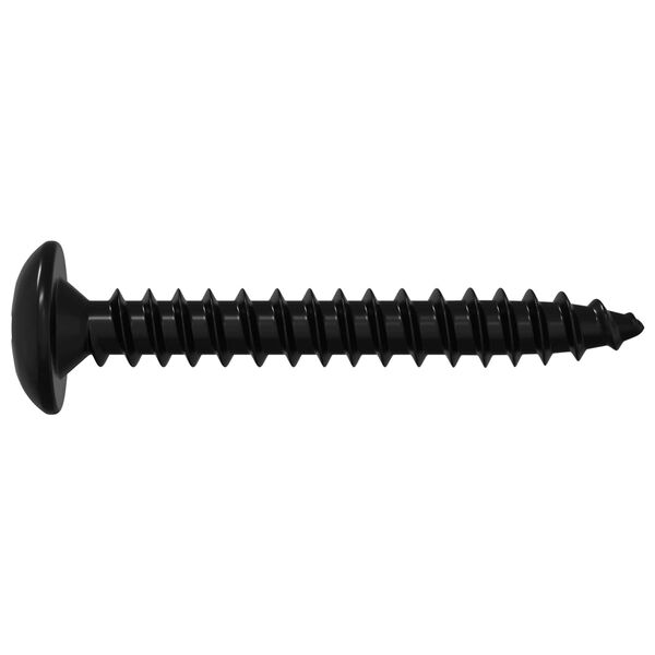 vidaXL Z&aacute;vitov&yacute; klinc 12 pcs Čierna M4 x 28 mm Oceľ