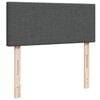 vidaXL Boxspring posteľ s matracom, tmavosiv&aacute; 120x190 cm, l&aacute;tka