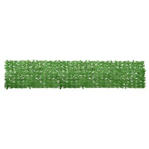 vidaXL Balk&oacute;nov&aacute; mark&iacute;za so zelen&yacute;mi listami 400x75 cm