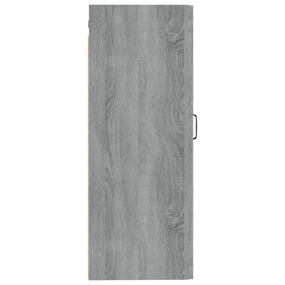 vidaXL Závesná skrinka sivý dub sonoma 35x34x90 cm spracované drevo