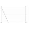vidaXL Stĺp na plot. Strieborn&aacute; 10 x 1,4 m (50 mm pletivo) Oceľ