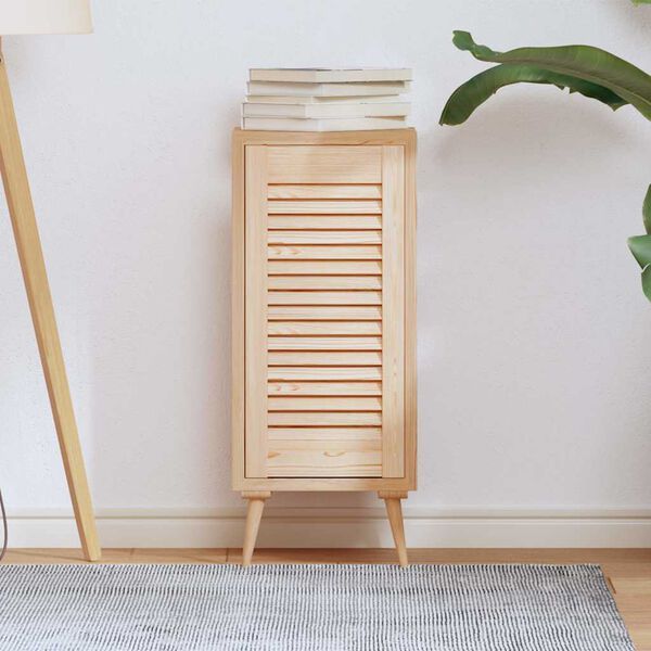 vidaXL dvierka skrine žal&uacute;ziov&yacute; dizajn 61,5x29,5 cm mas&iacute;v borovica