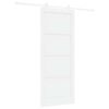 vidaXL Posuvn&eacute; dvere 86 x 211 cm Kompozitn&eacute; drevo Biela