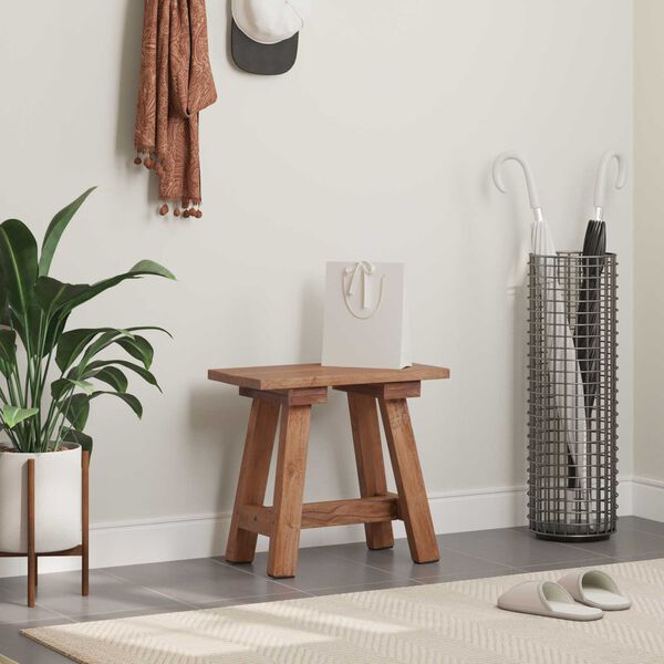 vidaXL lavička Prírodná 50 x 26 x 45 cm Mahagónové drevo