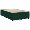 vidaXL Boxspring posteľ s matracom, tmavozelen&aacute; 120x190cm, zamat