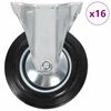 vidaXL Pevn&eacute; kolieska 16 ks, 160 mm