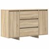 vidaXL Serv&iacute;rovacia skriňa Sonoma dub 120 x 41 x 75 cm