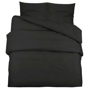 vidaXL S&uacute;prava obliečok na papl&oacute;n čierna 140x200 cm ľahk&eacute; mikrovl&aacute;kno