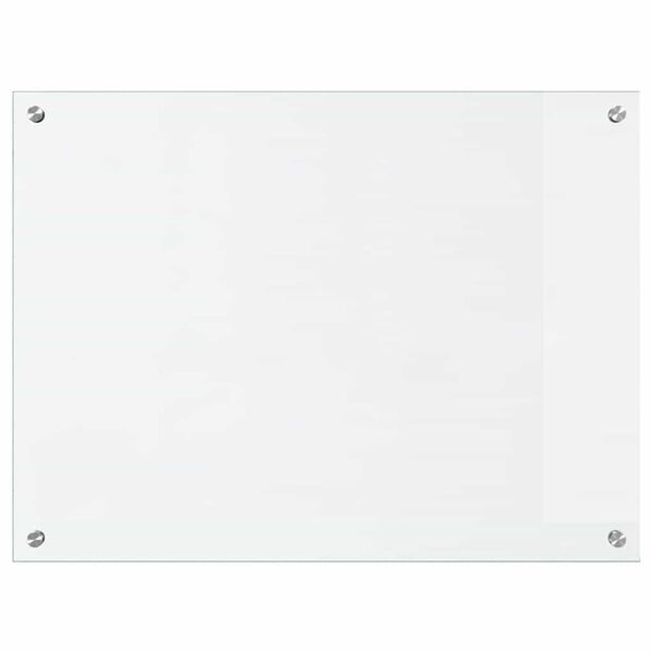 vidaXL Kuchynsk&yacute; backsplash Priehľadn&aacute; 80 x 60 cm tvrden&eacute; sklo