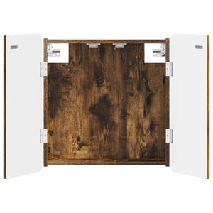 vidaXL Skriňa na terč ZWOLLE Dymov&yacute; dub 52,5 x 10,5 x 57,5 cm