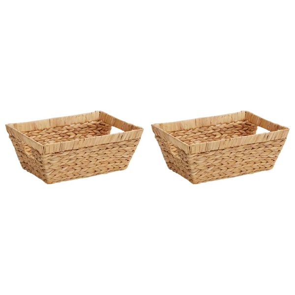 vidaXL &Uacute;ložn&eacute; ko&scaron;&iacute;ky 2 pcs Pr&iacute;rodn&aacute; 38 x 28 x 15 cm Vodn&yacute; hyacint