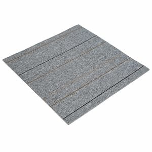 vidaXL Kobercov&aacute; dlaždica Svetlo&scaron;ed&aacute; s pruhom 50 x 50 cm 4 pcs