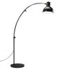 vidaXL Podlahov&aacute; lampa 25 W čierna 150 cm E27