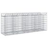 vidaXL Gabi&oacute;nov&aacute; vyv&yacute;&scaron;en&aacute; posteľ 2 ks 200 x 50 x 80 cm Strieborn&aacute;