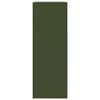 vidaXL Komoda olivovo-zelená 67x39x107 cm oceľová