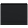 vidaXL Botník čierny 80x34x63 cm spracované drevo