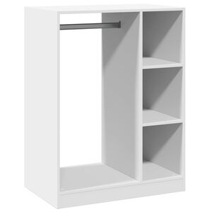 vidaXL &Scaron;atn&iacute;k biely 77x48x102 cm kompozitn&eacute; drevo