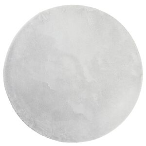 vidaXL Koberec HUARTE s kr&aacute;tkym vlakom um&yacute;vateľn&yacute; siv&yacute; &Oslash; 120 cm