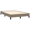 vidaXL Boxspring posteľ s matracom sivohned&aacute; 120x190 cm l&aacute;tka