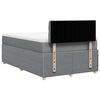 vidaXL Boxspring posteľ s matracom bledosiv&aacute; 120x200 cm l&aacute;tka